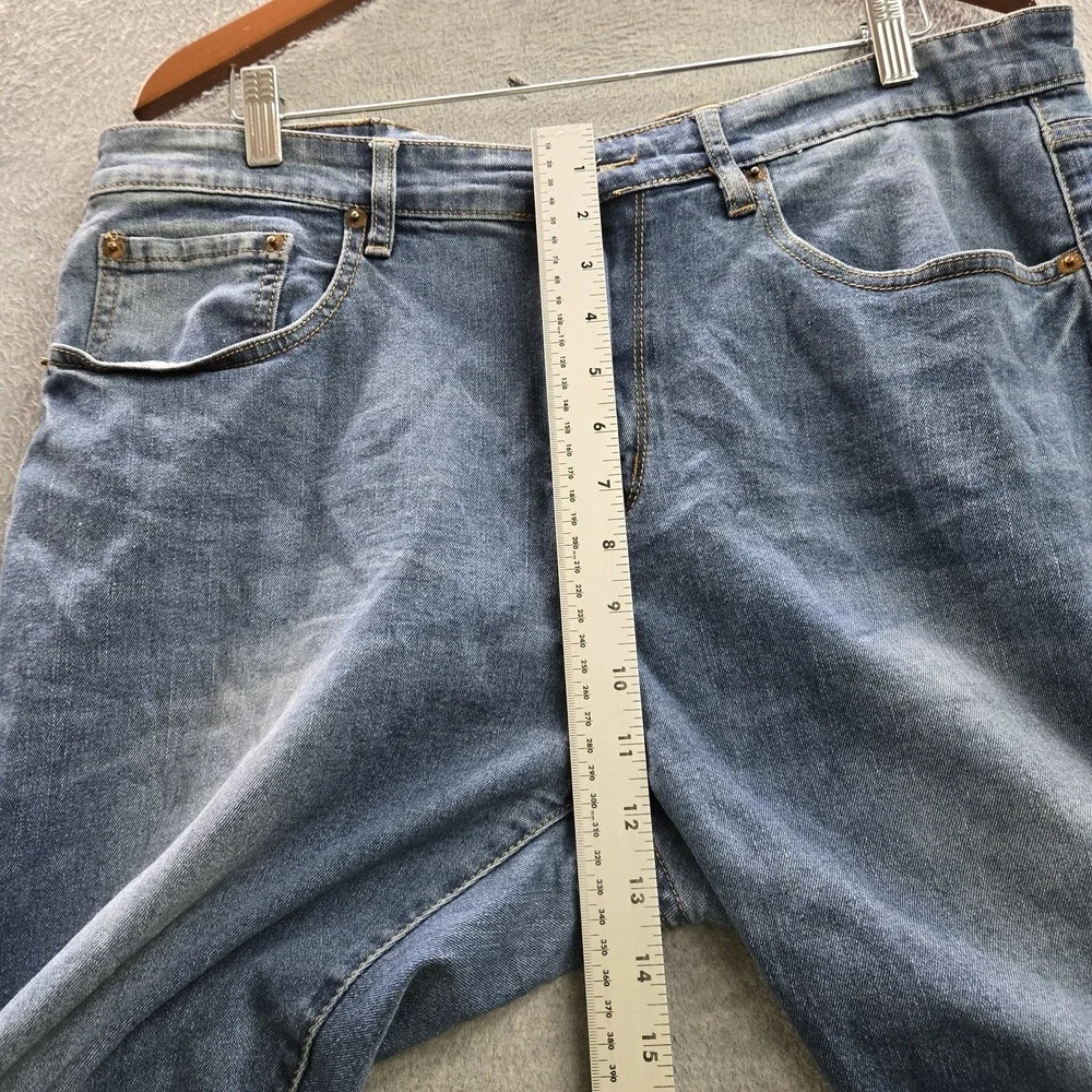 MBX Men Jeans 36X30 Blue Denim Straight Slim Fit 28
